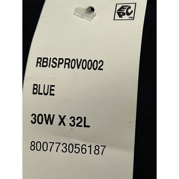 Ryan Seacrest Distinction Dress Pants Men’s 30 X 32 Blue Wool $175 New Classic - Picture 15 of 15